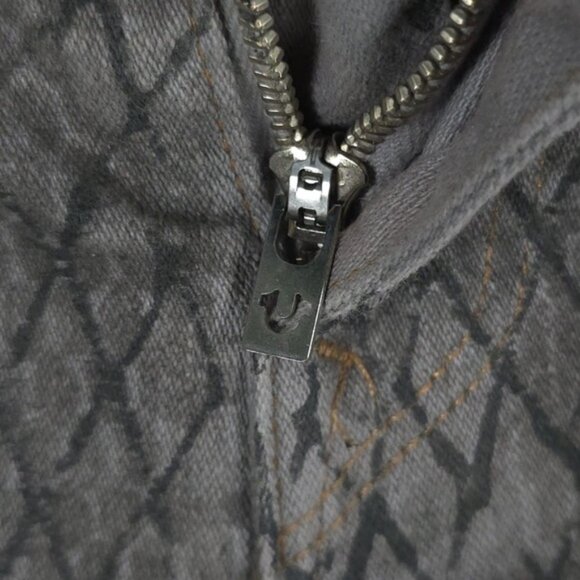 TRUE RELIGION USA Made 🇺🇸 Diamond Print Cut 606828 Jeans W95Q85180 Size 26 - Picture 9 of 14